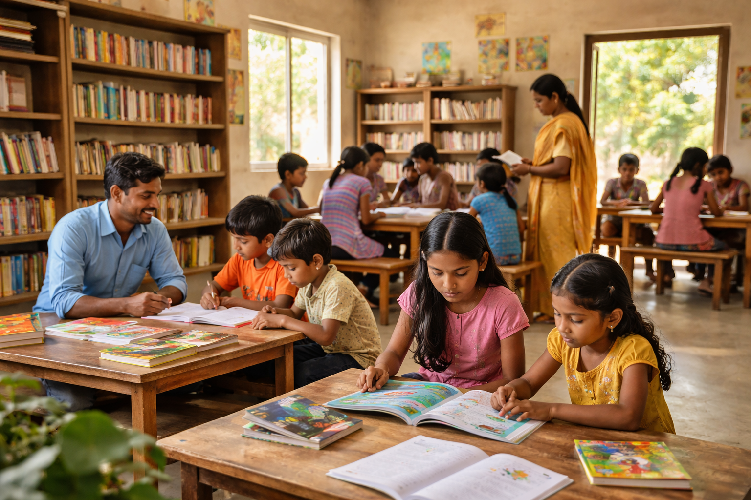 How Libraries Revive Learning In Rural India - Flybird Foundation